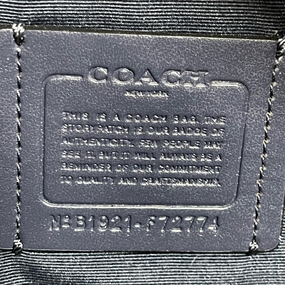 COACH #f72774 | ULTRA RARE navy firework Americana printed mini Charlie backpack - Picture 12 of 13